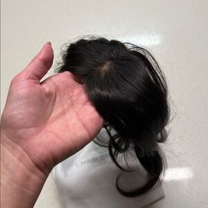 Clip Free Curtain Bangs With band